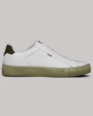 Ben Sherman Crowley Sneakers White | 428695-PJQ