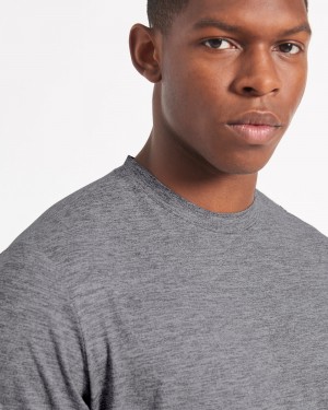 Ben Sherman Performance Stretch Marl T-Shirt Grey | 076249-XTB