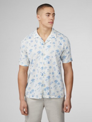 Ben Sherman Signature Resort Shirts White | 461387-XIS