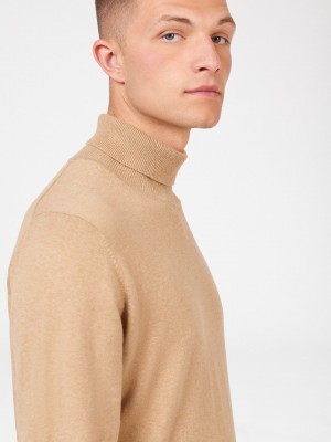 Ben Sherman Signature Roll Neck Knitwear Grey | 198063-LWX