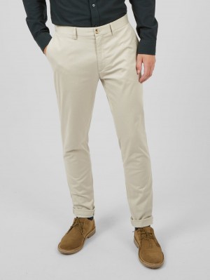 Ben Sherman Signature Skinny Stretch Chino Pants White | 396214-SAH