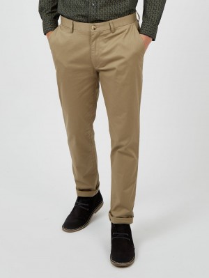 Ben Sherman Signature Slim Stretch Chino Pants Grey | 912036-ATI