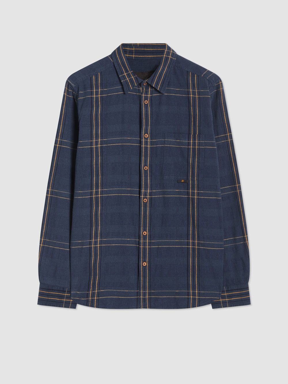 Ben Sherman B by Ben Sherman Indigo Check Shirts Indigo | 564098-JUT