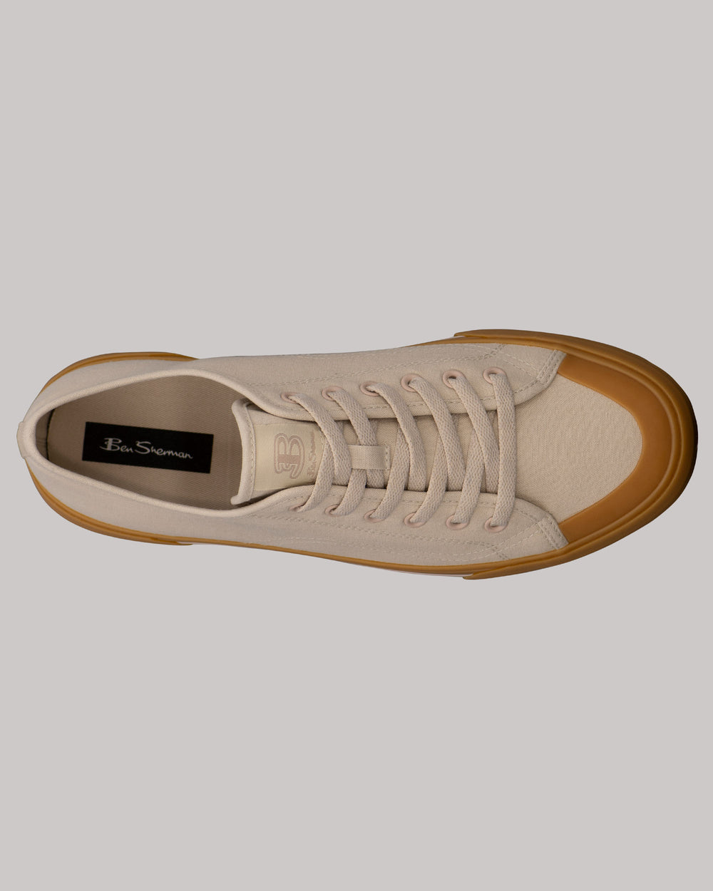 Ben Sherman Belfast Sneakers Light Beige | 890621-CLO