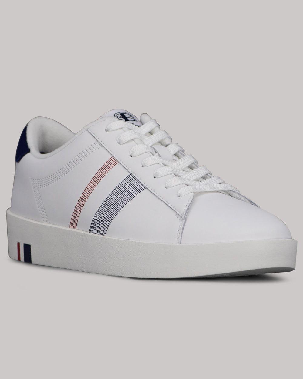 Ben Sherman Boxwell Sneakers White / Navy / Red | 613825-IBM