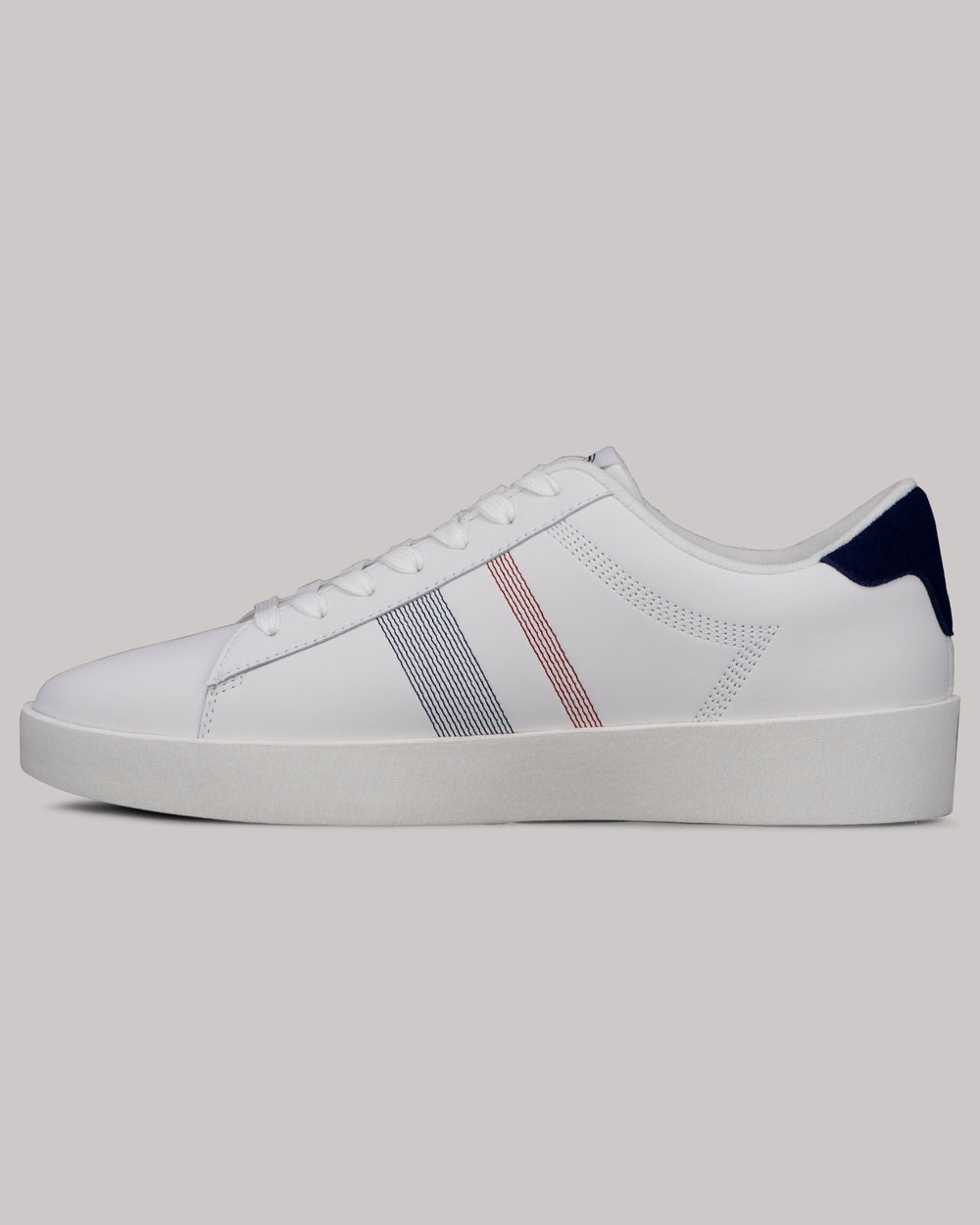 Ben Sherman Boxwell Sneakers White / Navy / Red | 613825-IBM