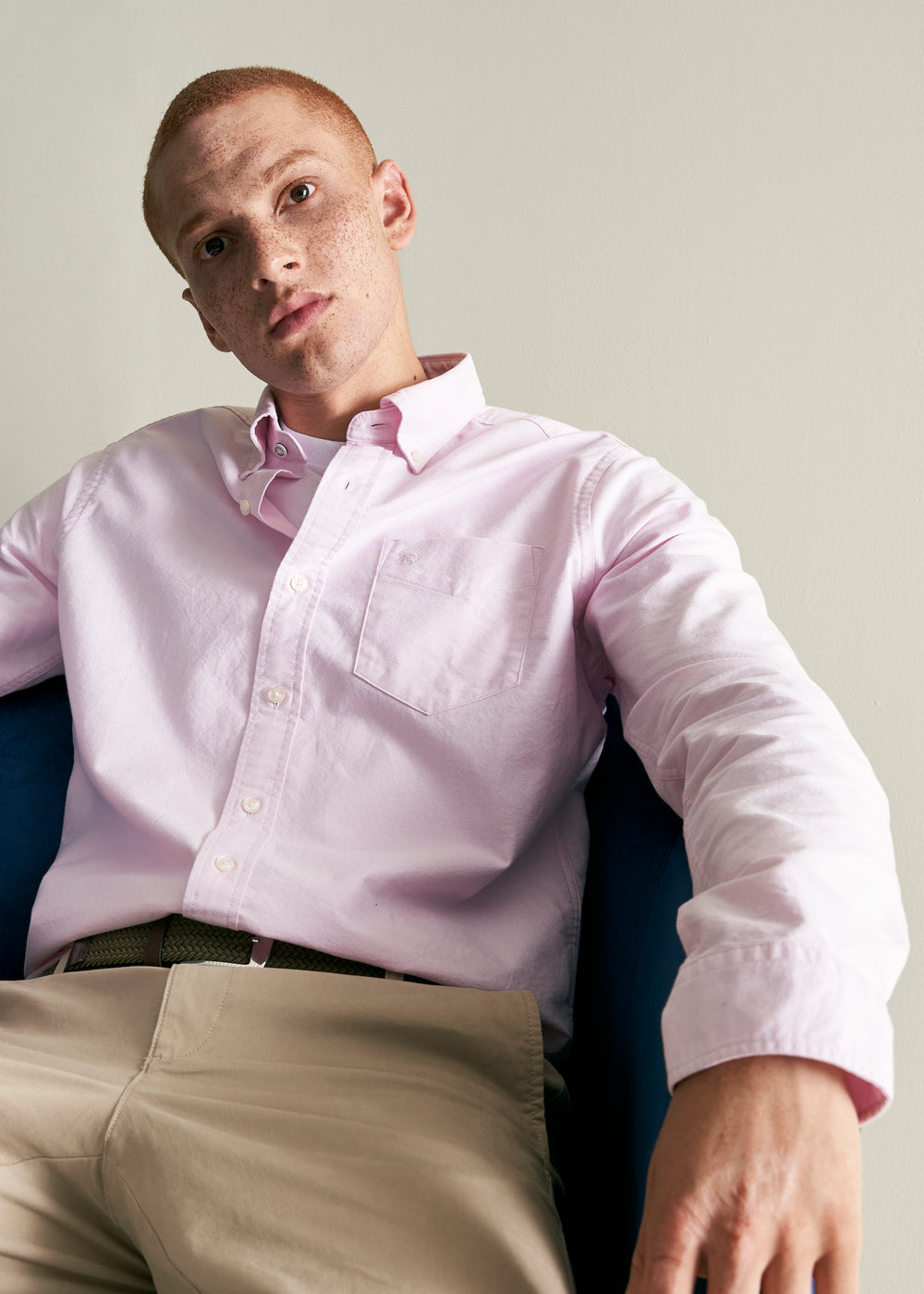 Ben Sherman Brighton Oxford Organic Shirts Pink | 847239-NXA