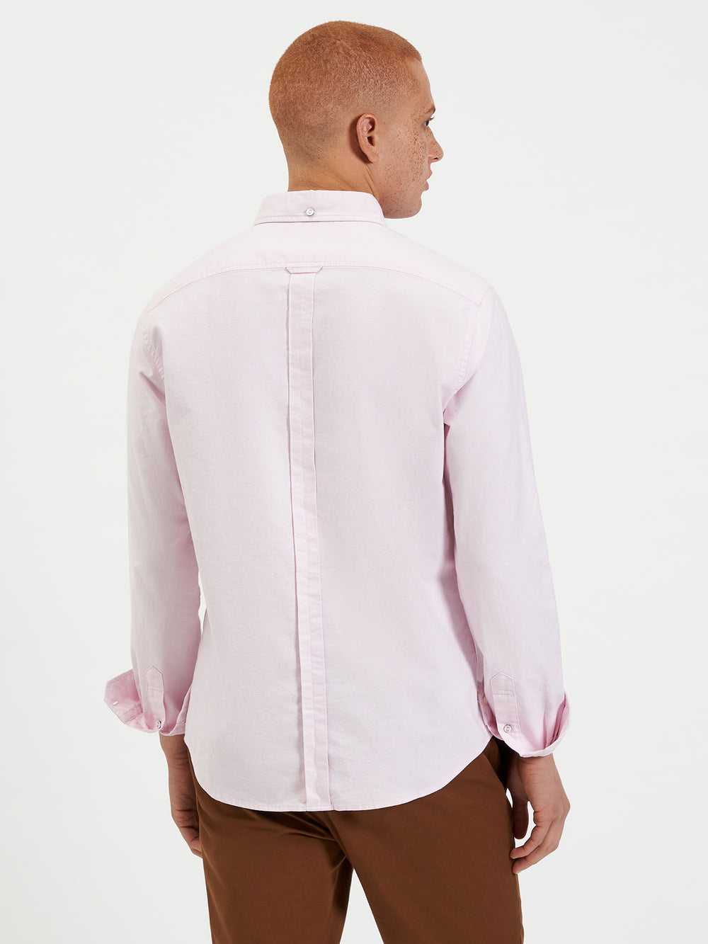 Ben Sherman Brighton Oxford Organic Shirts Pink | 847239-NXA