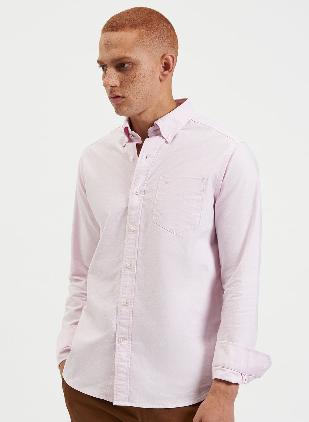 Ben Sherman Brighton Oxford Organic Shirts Pink | 847239-NXA