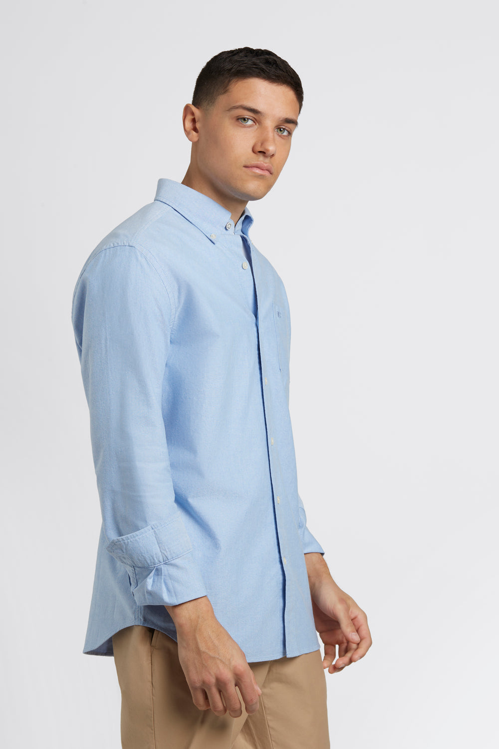 Ben Sherman Brighton Oxford Organic Shirts Blue | 583406-YUX