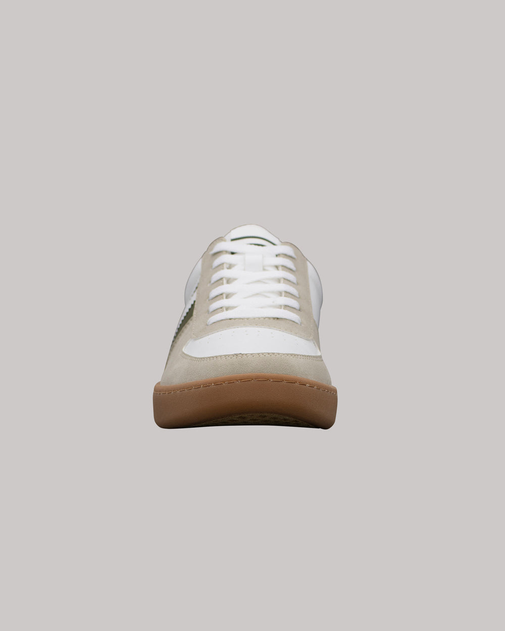 Ben Sherman Hyde Olive Stripe Sneakers White | 375480-FTM