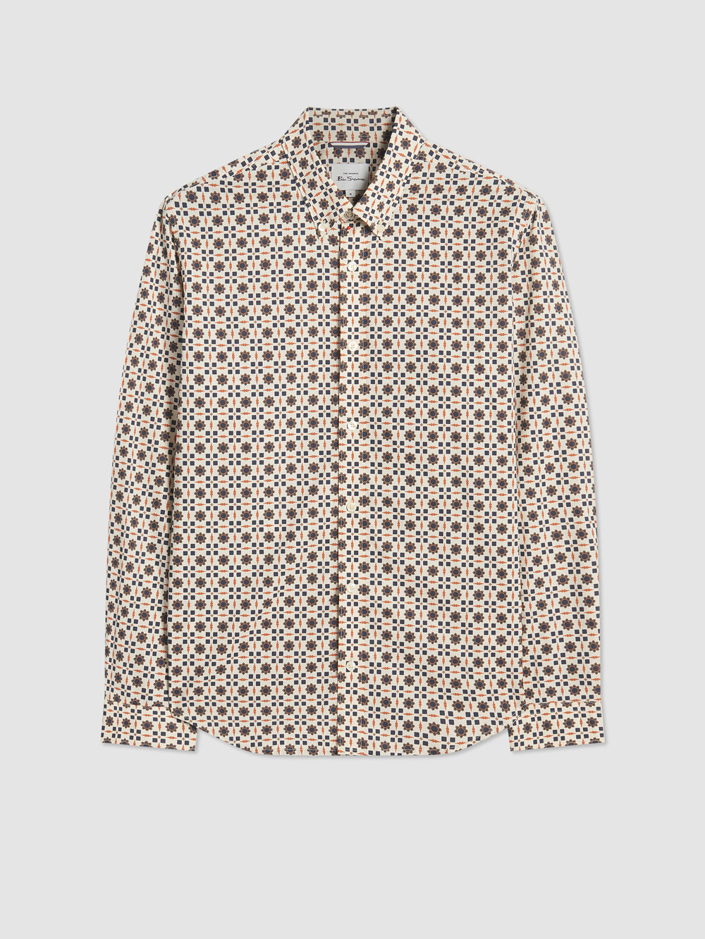 Ben Sherman Retro Foulard Print Slim Fit Shirts Brown | 914837-KPH