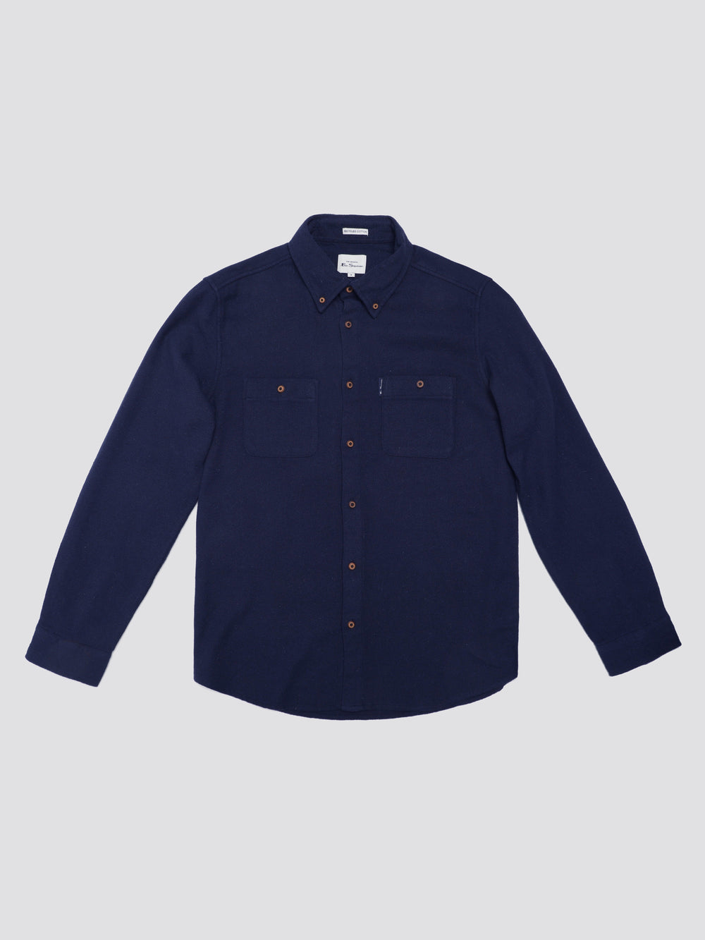 Ben Sherman Signature Boucle Shirts Navy | 194035-QJG