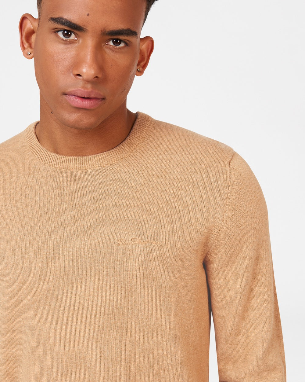 Ben Sherman Signature Crewneck Knitwear Grey | 810396-IDT