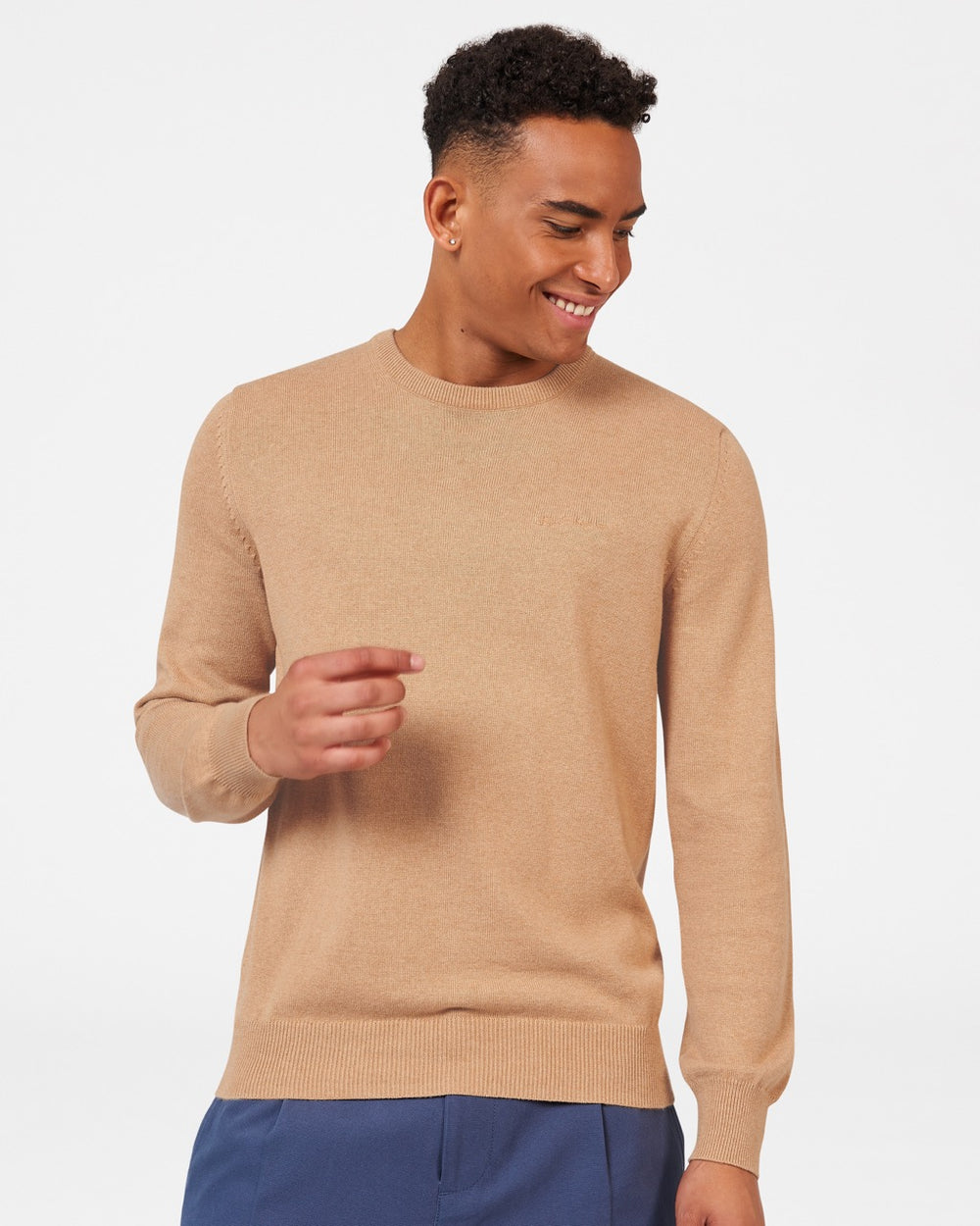 Ben Sherman Signature Crewneck Knitwear Grey | 810396-IDT