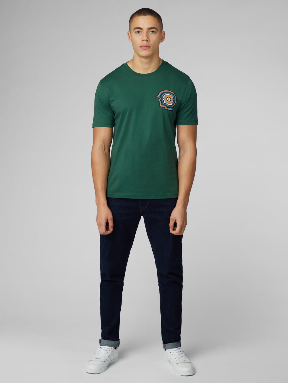 Ben Sherman Signature Mod Head T-Shirt Green | 164038-CYX