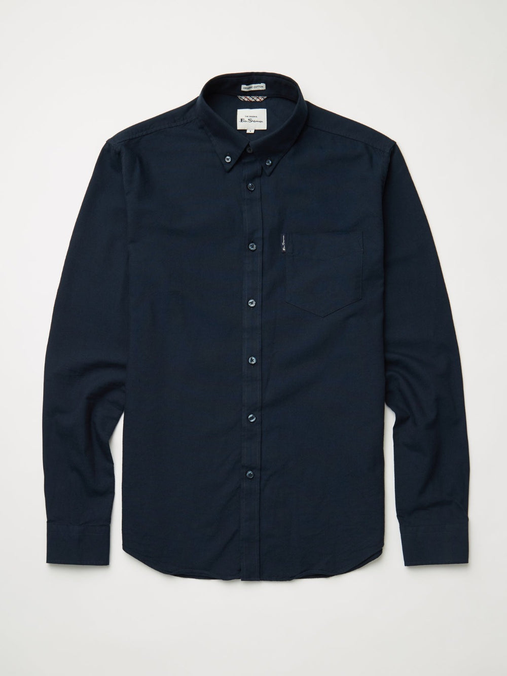 Ben Sherman Signature Organic Oxford Shirts Navy | 710285-GXP