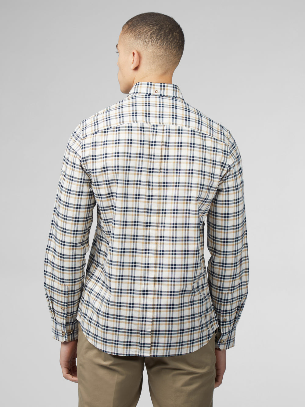 Ben Sherman Signature Oxford Check Shirts White | 124580-CYA