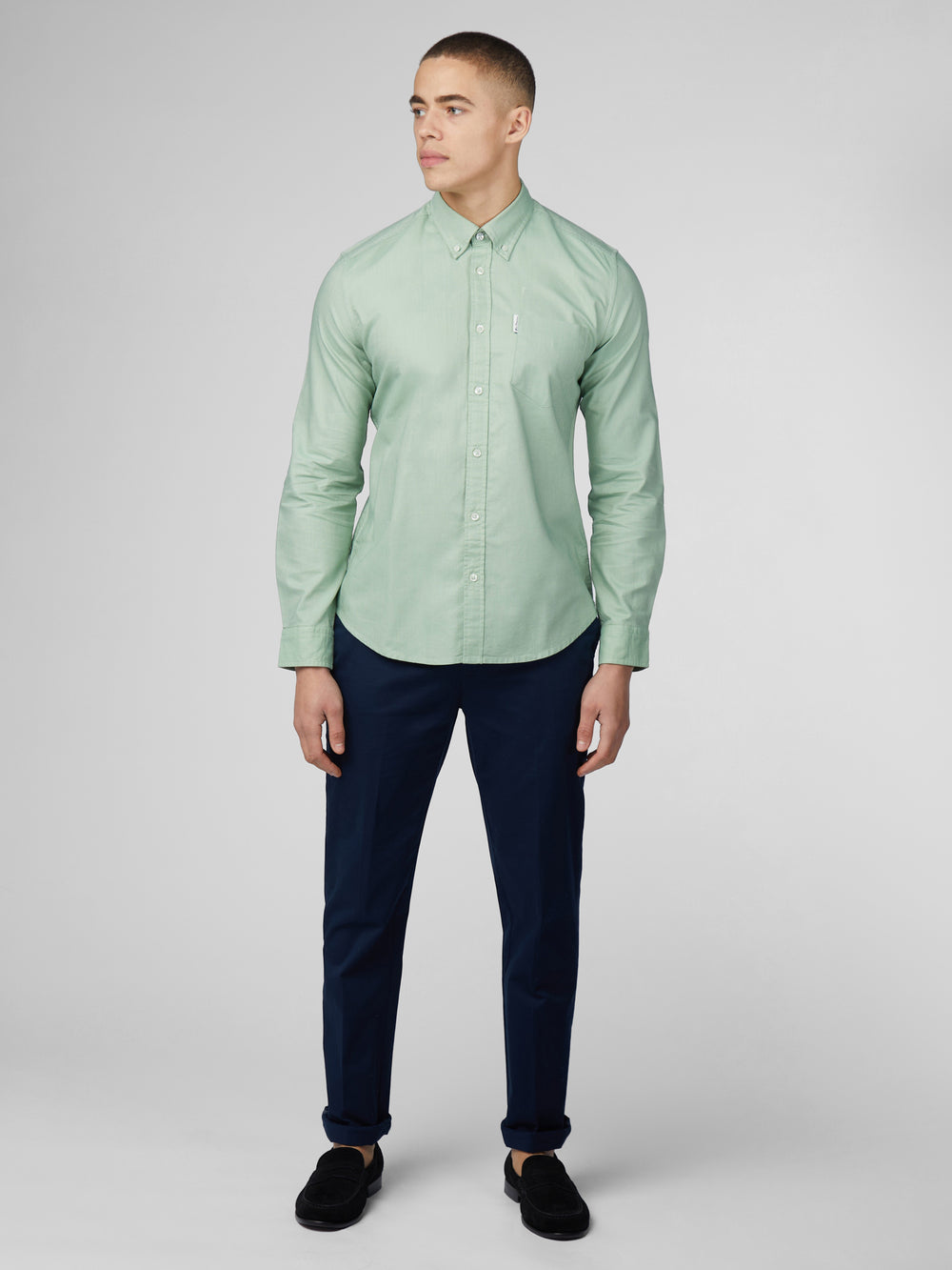 Ben Sherman Signature Oxford Shirts Green | 410356-SIK