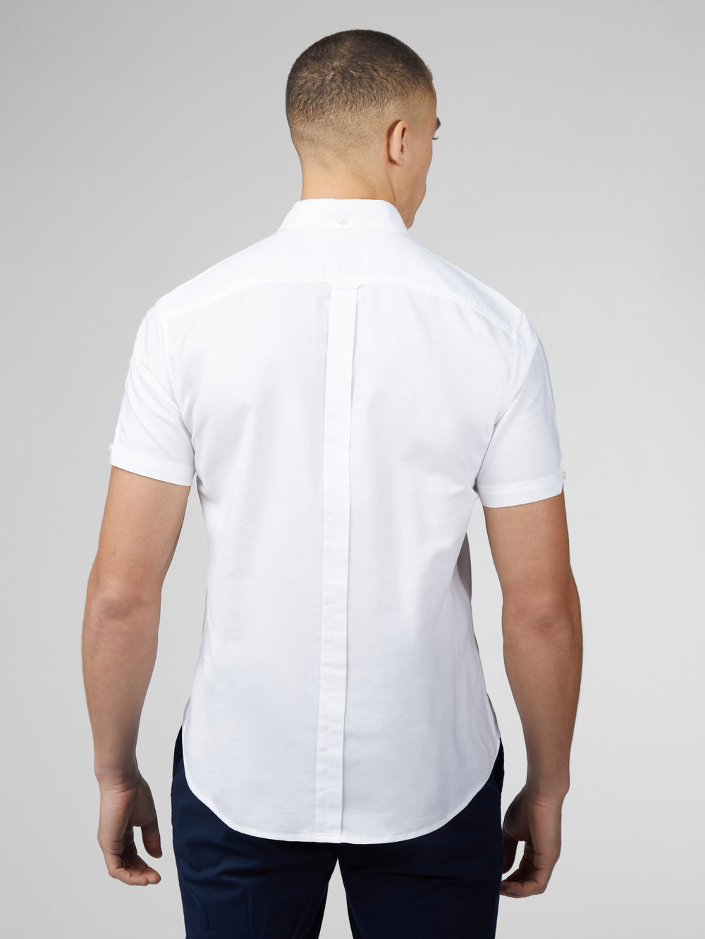 Ben Sherman Signature Short Sleeve Oxford Shirts White | 923158-YKC