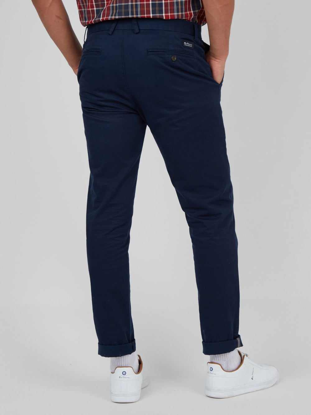 Ben Sherman Signature Skinny Stretch Chino Pants Navy | 961805-YFO